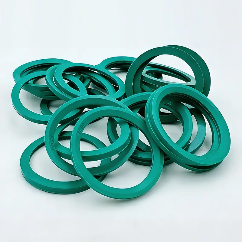 Fluorous rubber sealing rings